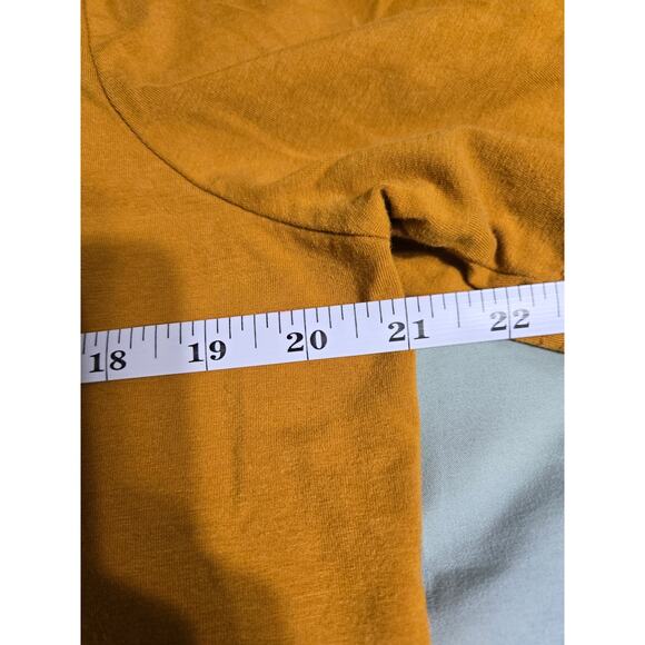Amazon essentials xl women's mustard colored tee - Picture 9 of 10